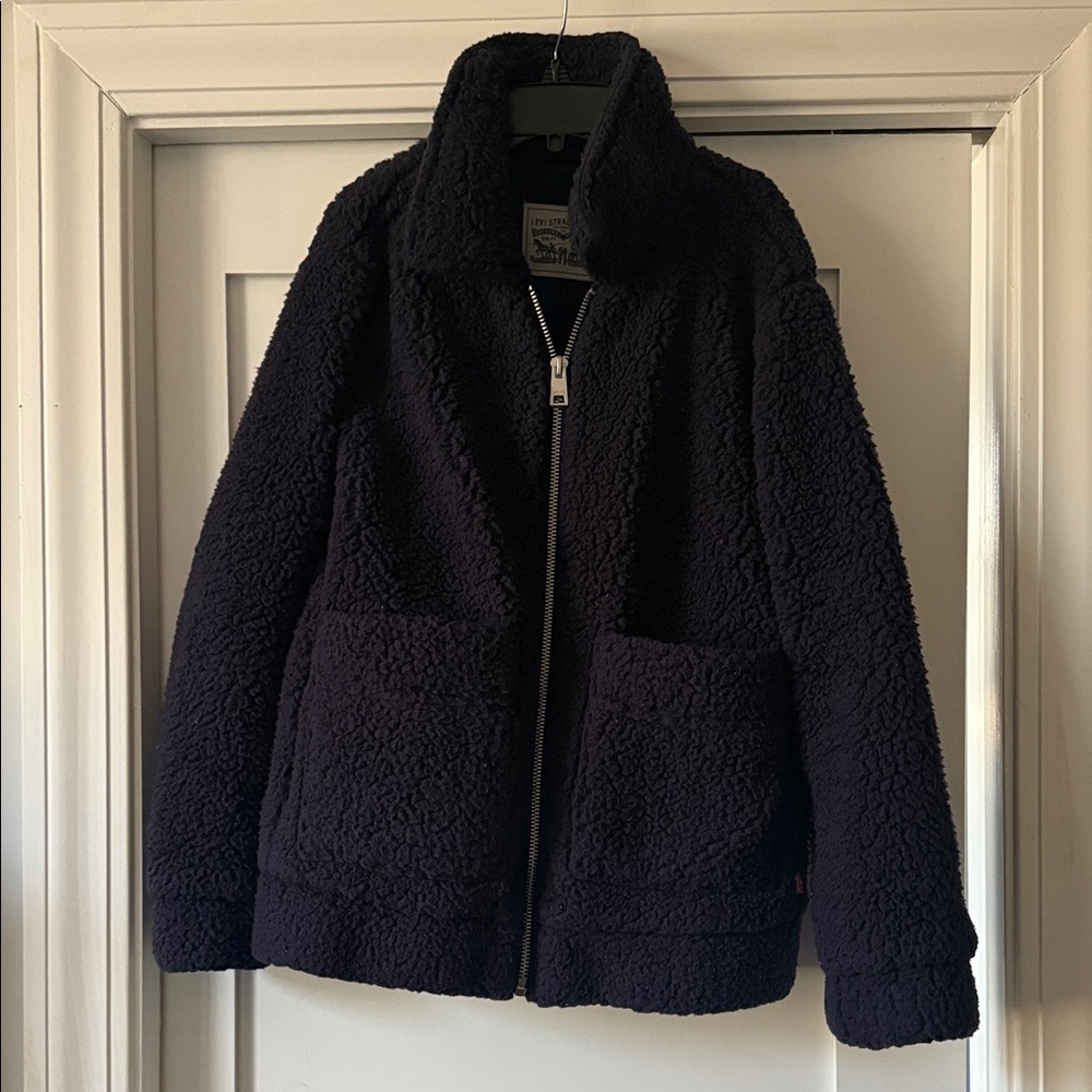 Levi's Black Sherpa Jacket